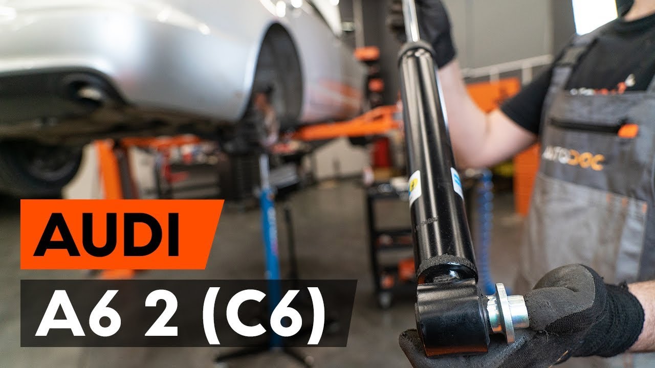 Jak wymienić amortyzatory tylne w AUDI A6 2 (C6) [PORADNIK AUTODOC]
