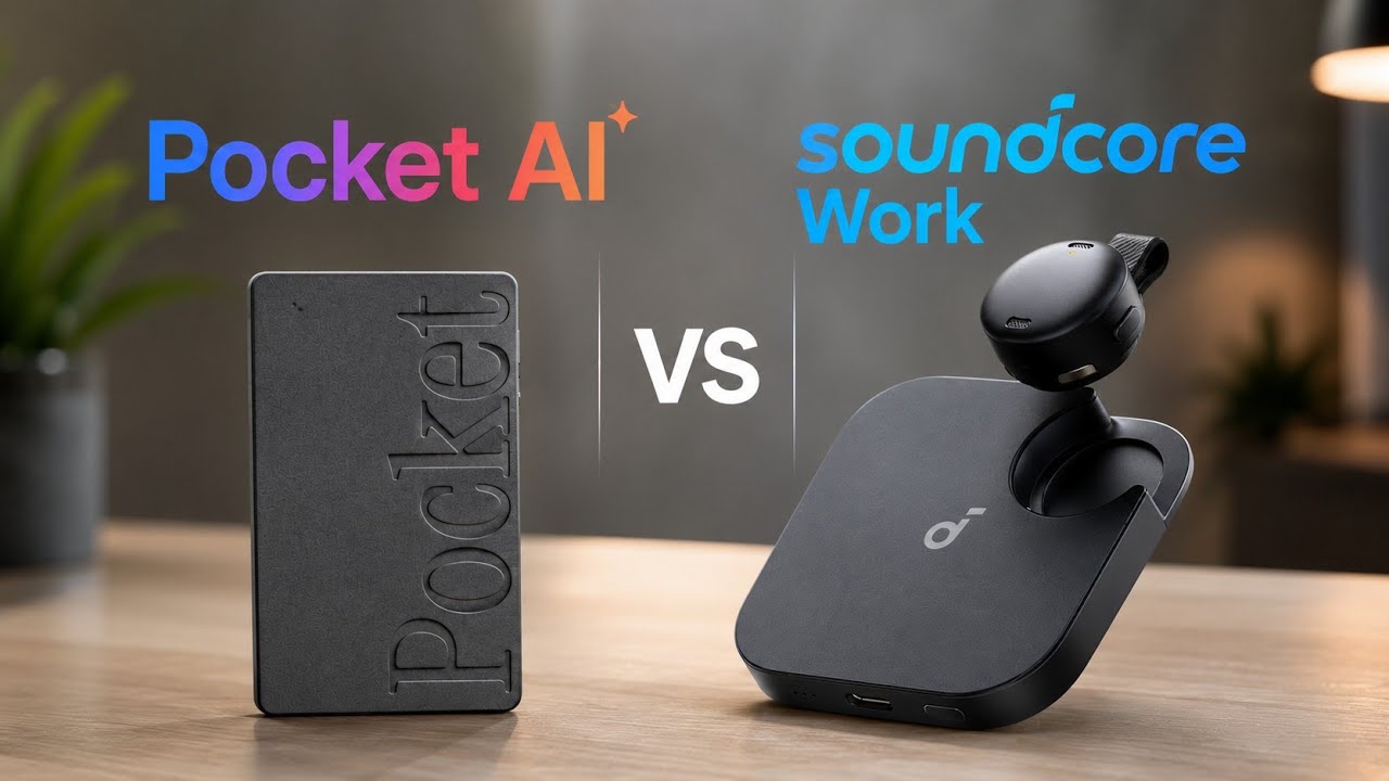 Soundcore Work против Pocket AI: какой ИИ-диктофон лучше подходит для совещаний?