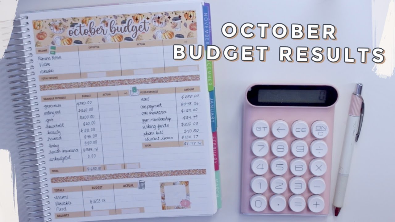 What We Spend in a Month 💸 | October 2023 Budget Results | Budget with Me