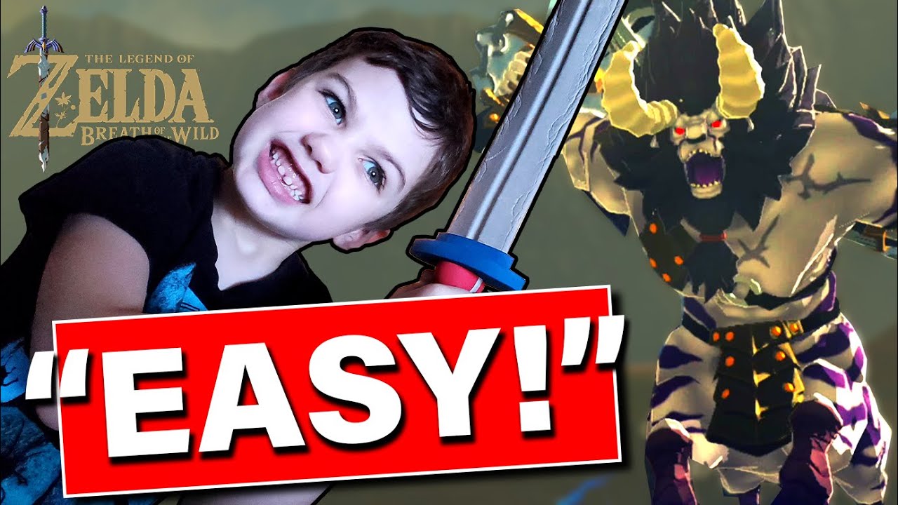 5-Year-Old Hunts Lynels in Zelda Breath of the Wild (BOTW)