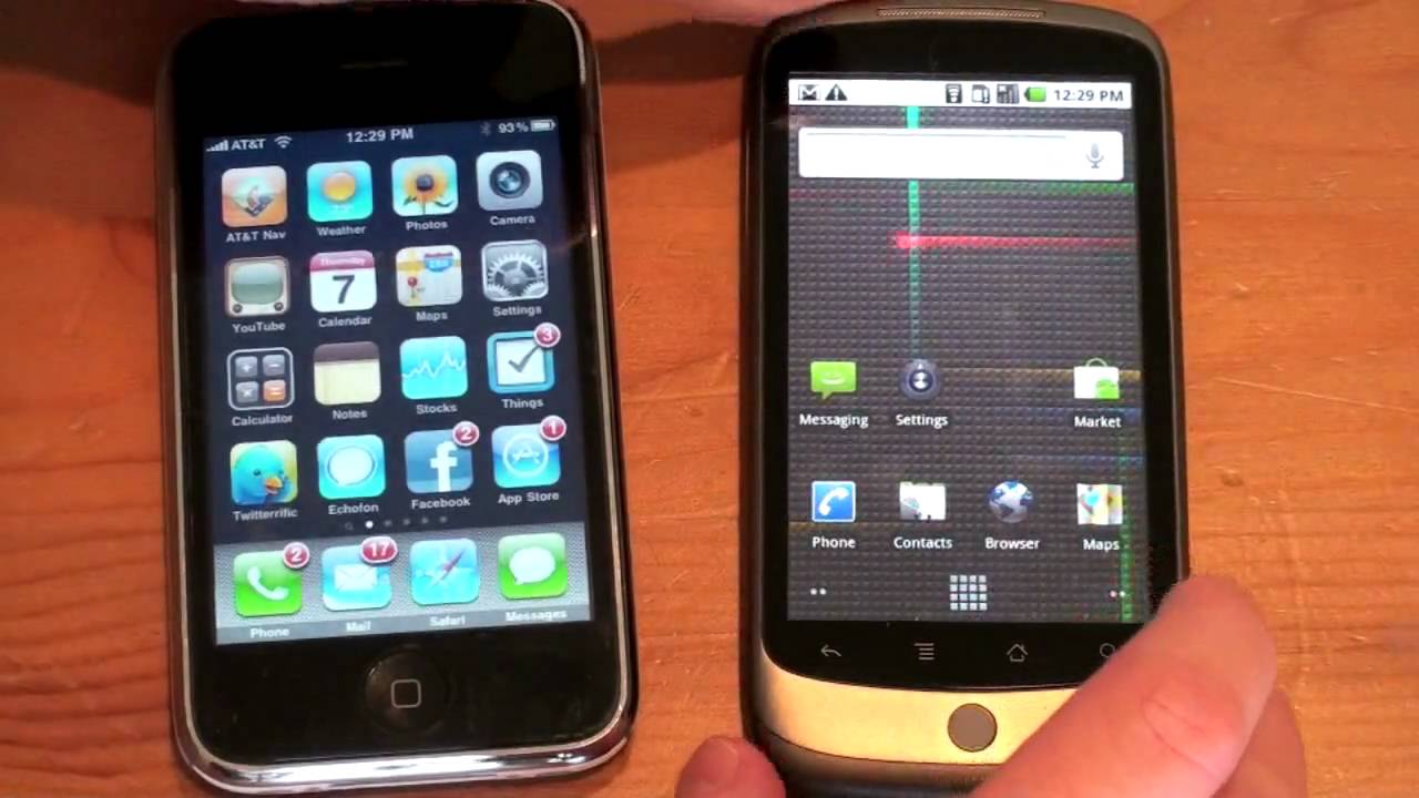 Google Nexus One Vs. iPhone 3GS
