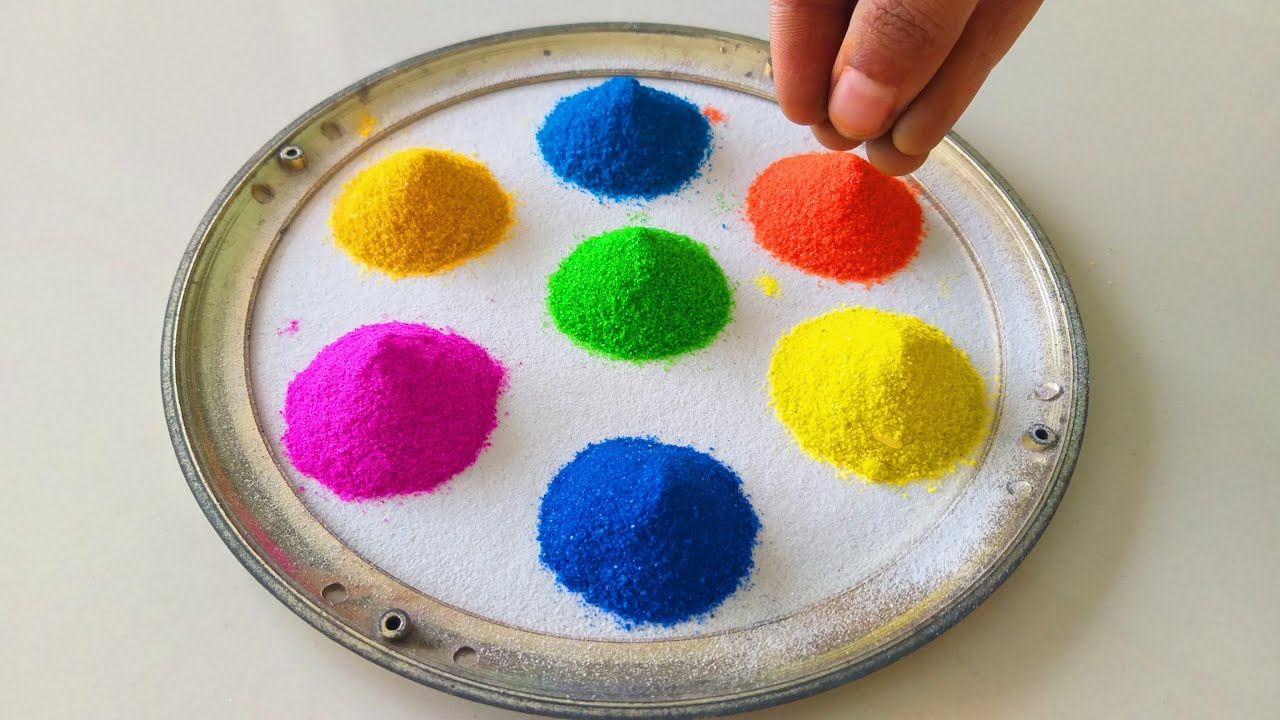 Easy Rangoli Designs for Beginners 2025 | Simple Rangoli Designs | रंग बिरंगी रंगोली इस तरह बनाये