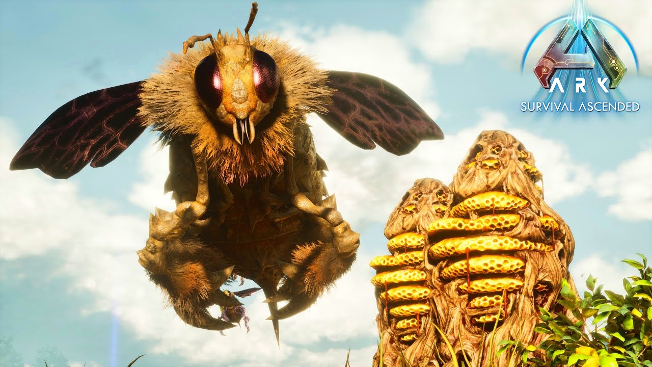 Navigating the Lava Cave & Befriending the Giant Queen Bee! - Ark Survival Ascended - Episode 16!