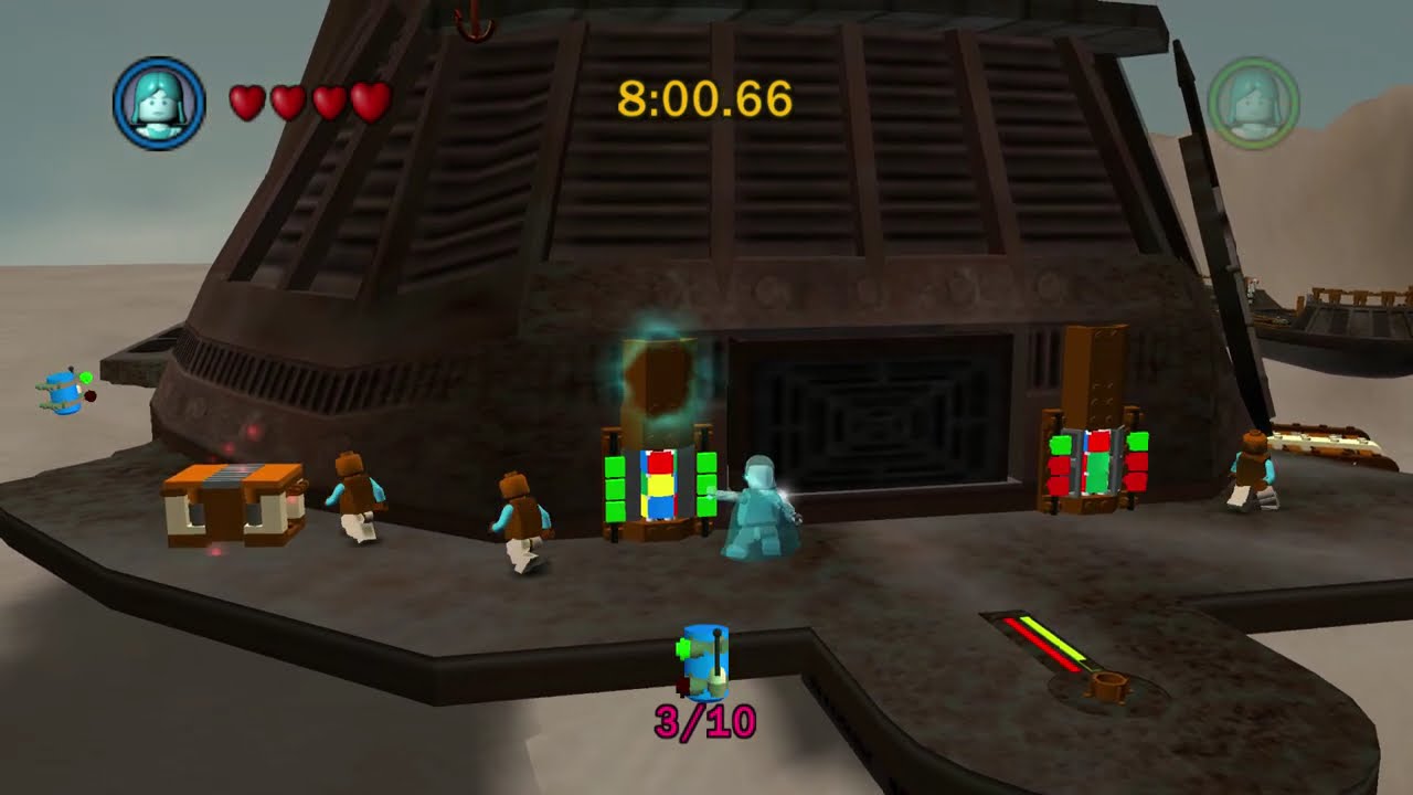 LEGO Star Wars II: The Original Trilogy - Episode LII - Blue Minikit 14 - The Great Pit Of Carkoon