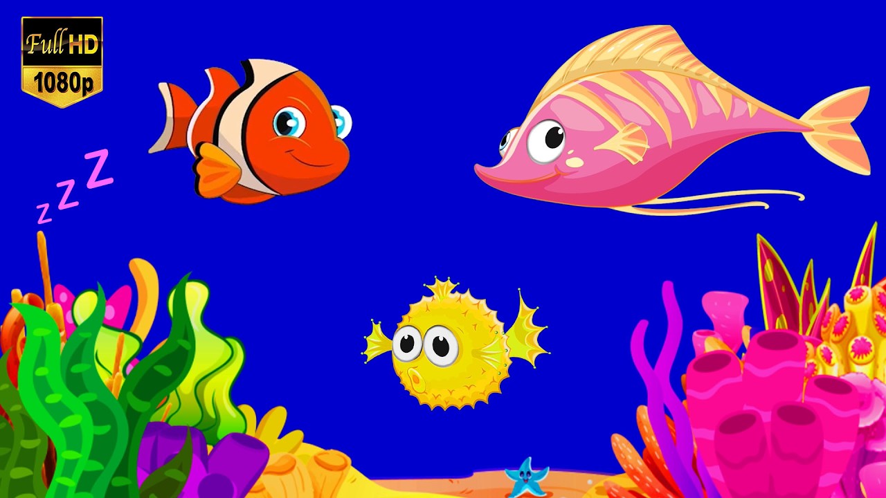 Deep Sleep for Babies in 5 Minutes ♥ Relaxing Mozart & Brahms Lullaby ♫ Calming Fish Music[ S L S