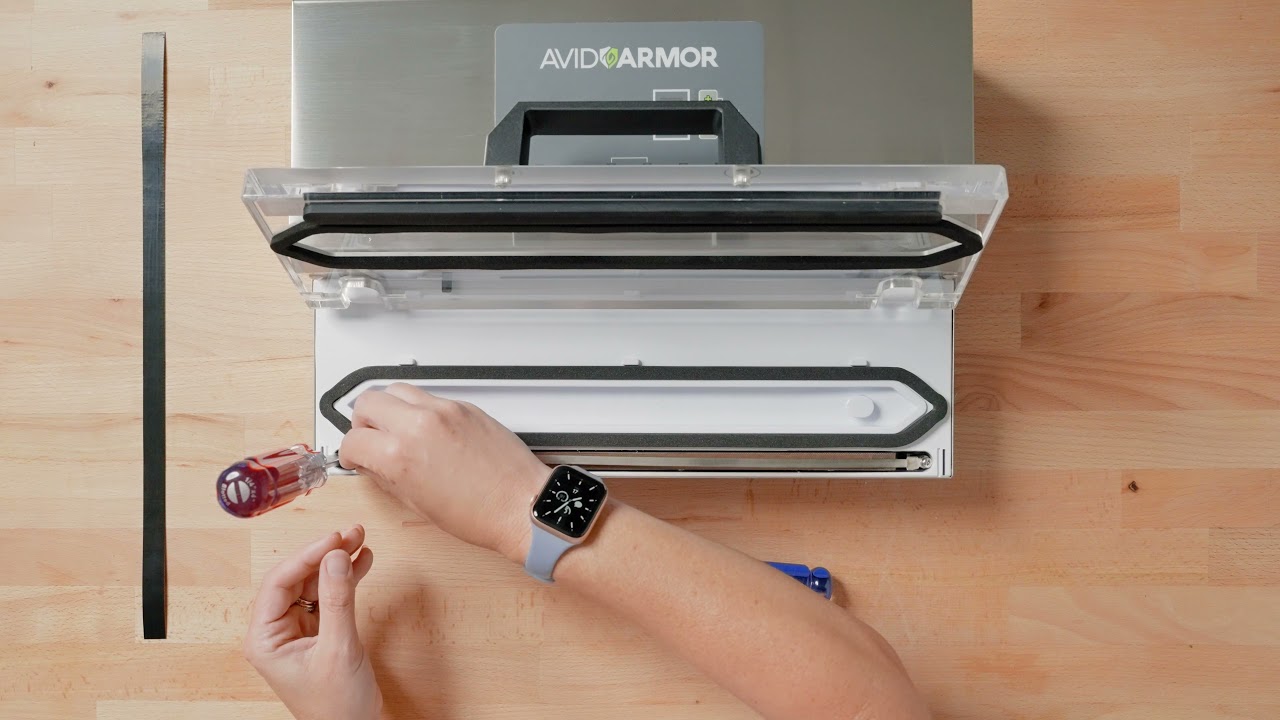 How To Replace The Seal Wire and Seal Tape On The A100 Vacuum Sealer | Avid Armor