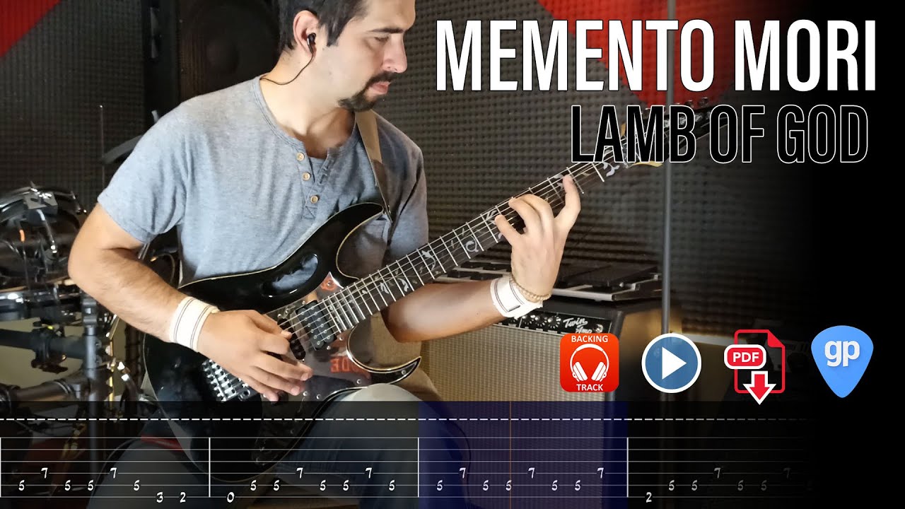 Lamb Of God - Memento Mori Guitar Cover - Tab Tutorial Lesson