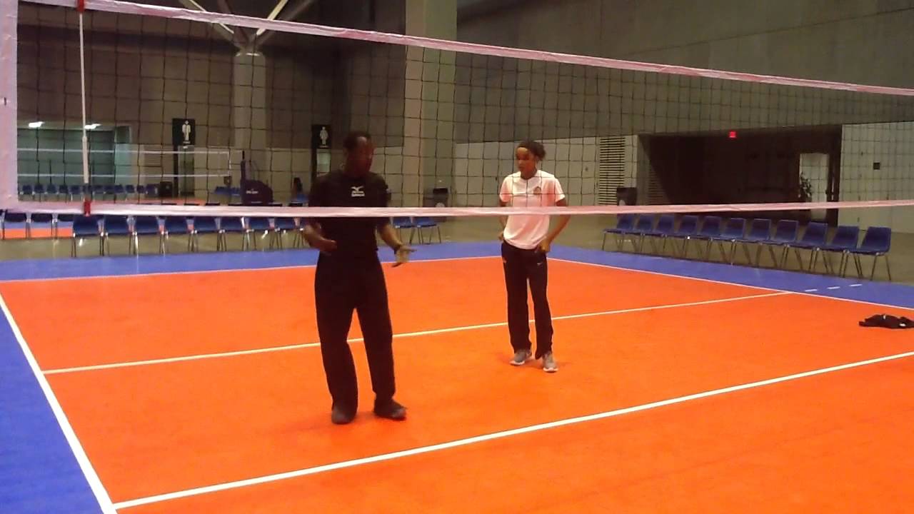 Volleyball Middle Blocker Training-block transition to quick attack. Alyiah Wells Memphis VOLLEYBALL