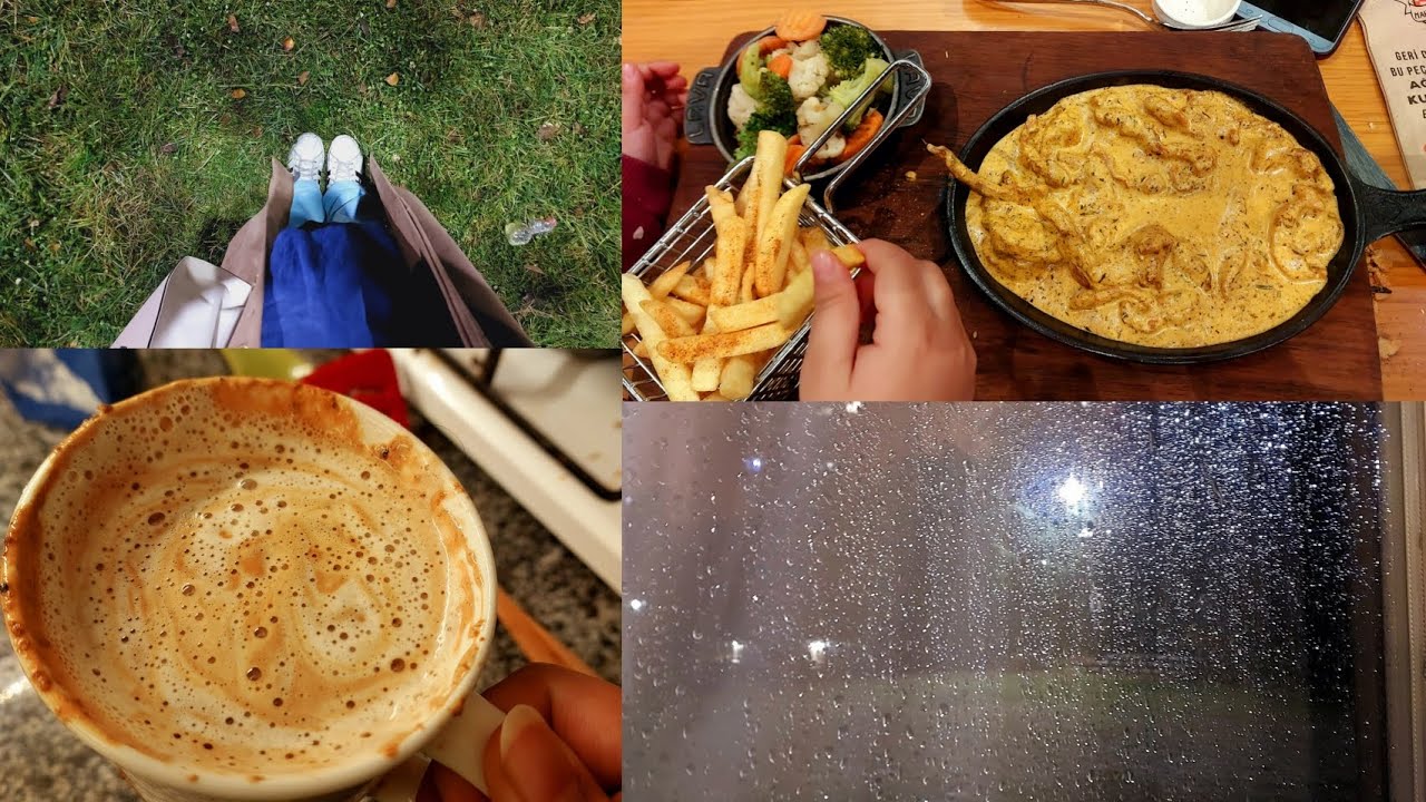 1st snow in İstanbul| Light snowfall & rain started| Coffee| Ladies' dayout 🇹🇷