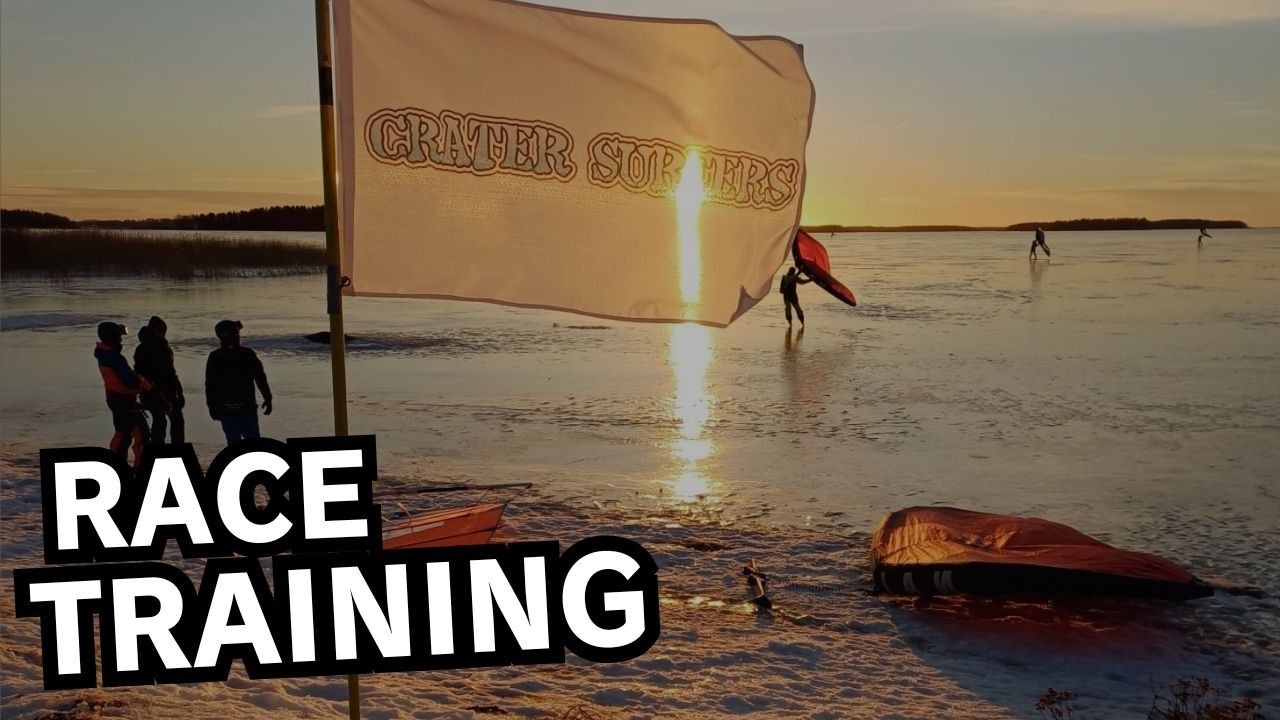 Crater Surfers Racing Team - Ice Sailing