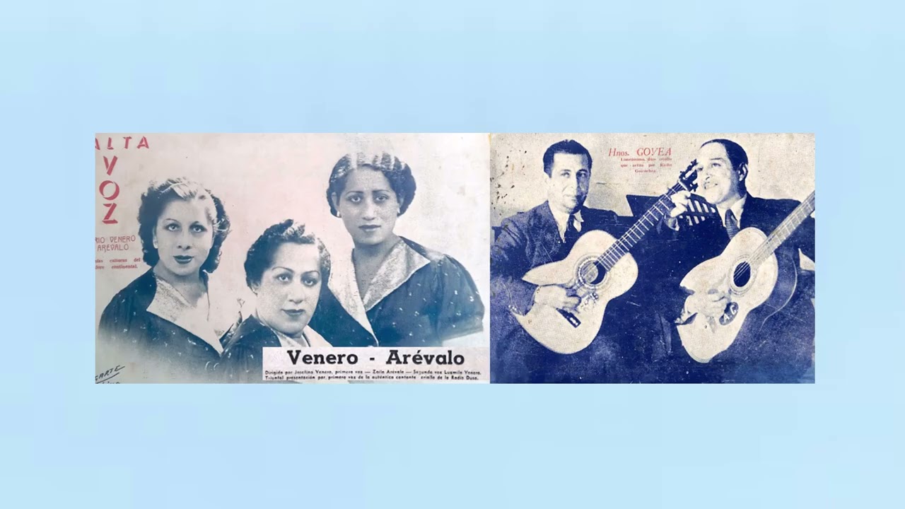 Trío Venero-Arévalo y Hnos. Govea - Vecina del otro lado - Marinera y resbalosa