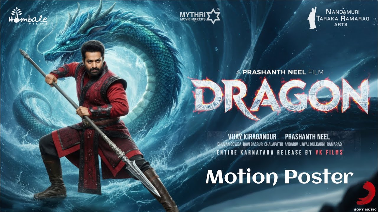 #Dragon #motionPoster | Jr. NTR |Rukmini Vasanth | Prashanth Neel  | #NTR31