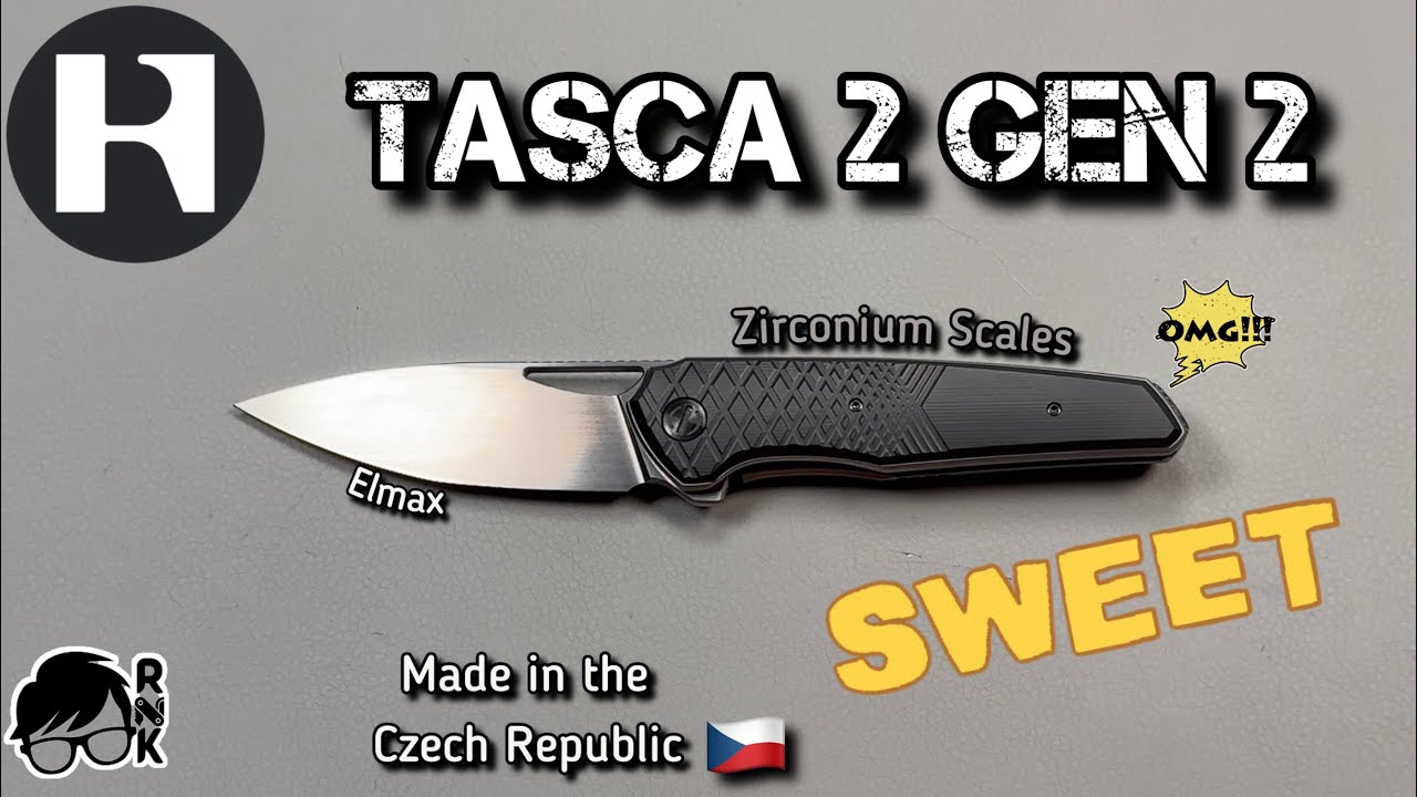 From the Czech Republic with love&hellip; my R&H Knives Tasca 2 Gen 2 knife in Zirconium & Zircu-Ti