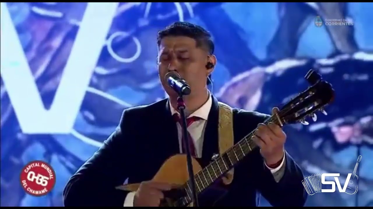 Fiesta Nacional del Chamamé Corrientes Sebastián Verón y su conjunto