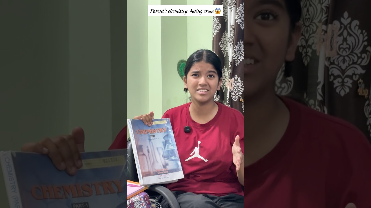 Parent&rsquo;s chemistry during exam 😱 | Laksha Joshi | #shorts