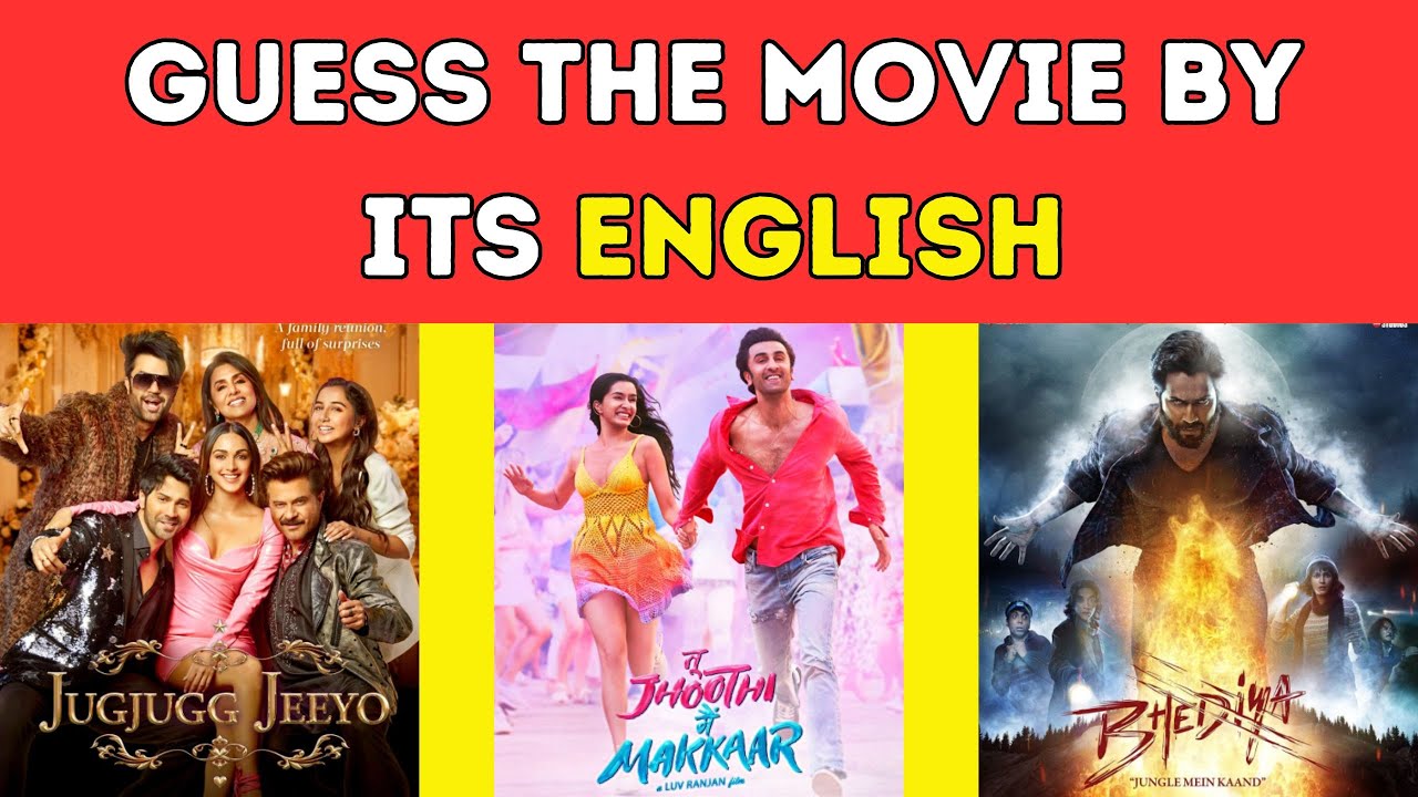 Guess The Bollywood Movie By Its English | Bollywood Movie Quiz