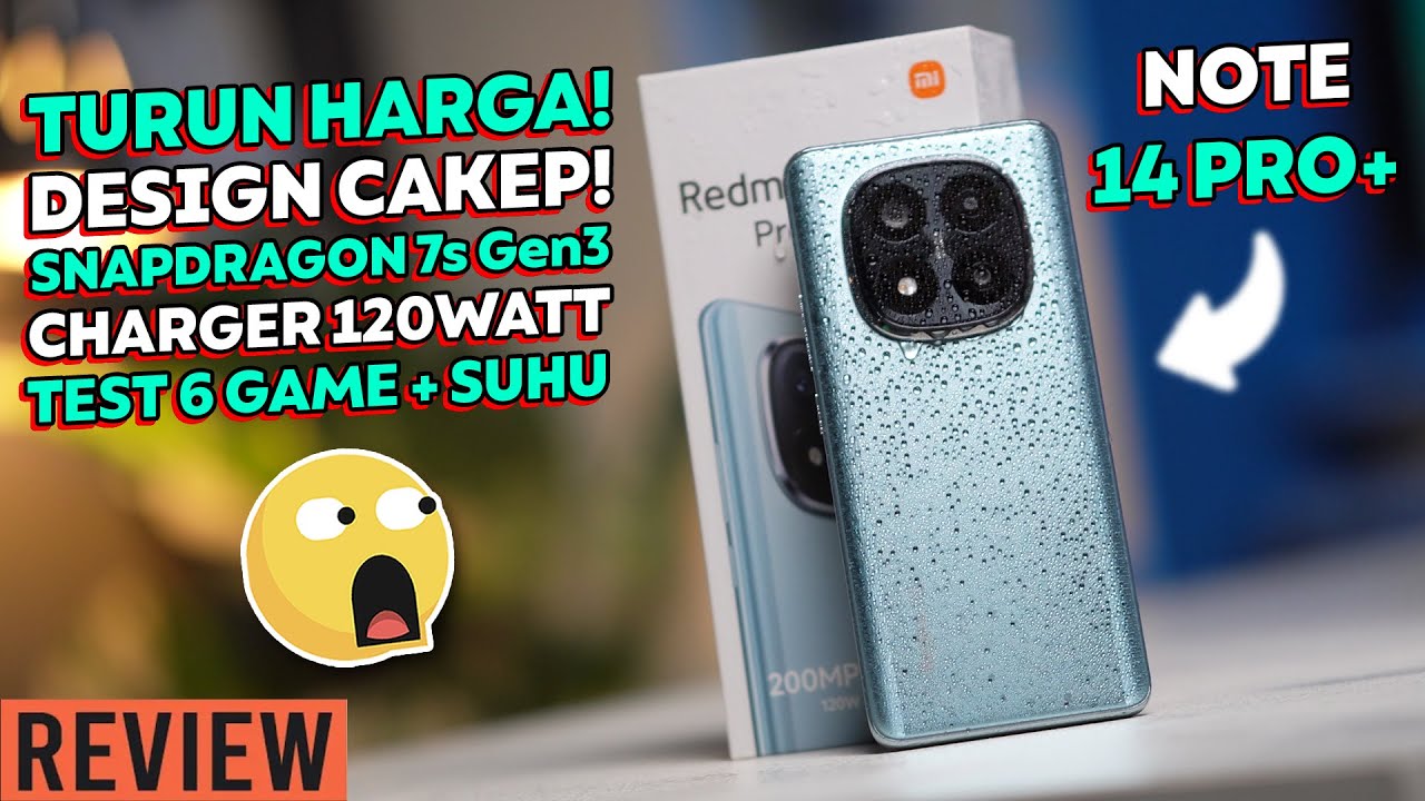 5.4 JUTA! Review Redmi Note 14 Pro+ 5G, Test Gaming, Suhu, Batre & Kamera