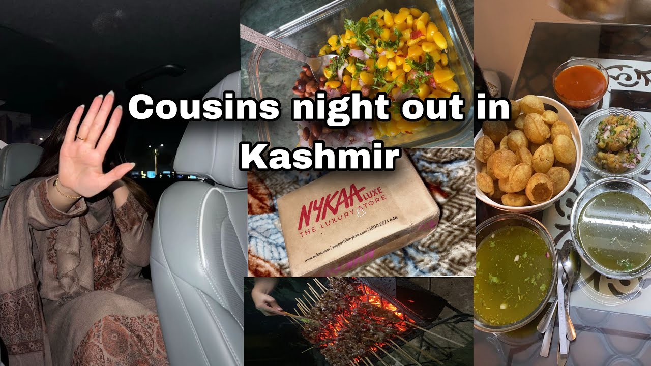 Cousins’ Day Out in Kashmir | Golgappas, Momos & BBQ Fun | Kashmiri Vlog 