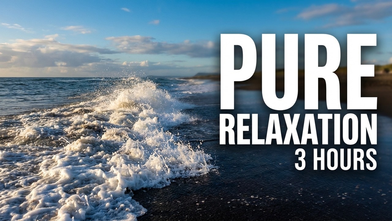 Serene Ocean Waves Crashing | Nature's Perfect Relaxation Remedy