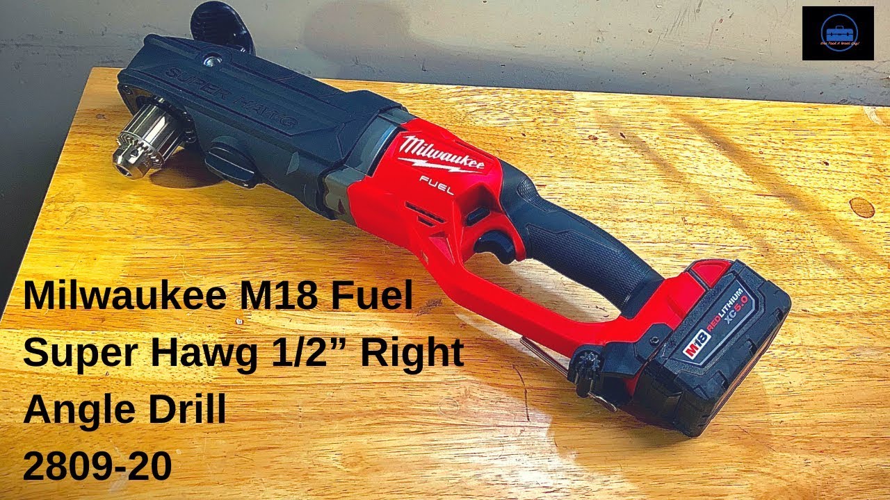 Right Angle Drill (Milwaukee 2809-20 M18 Fuel Gen 2 Super Hawg)