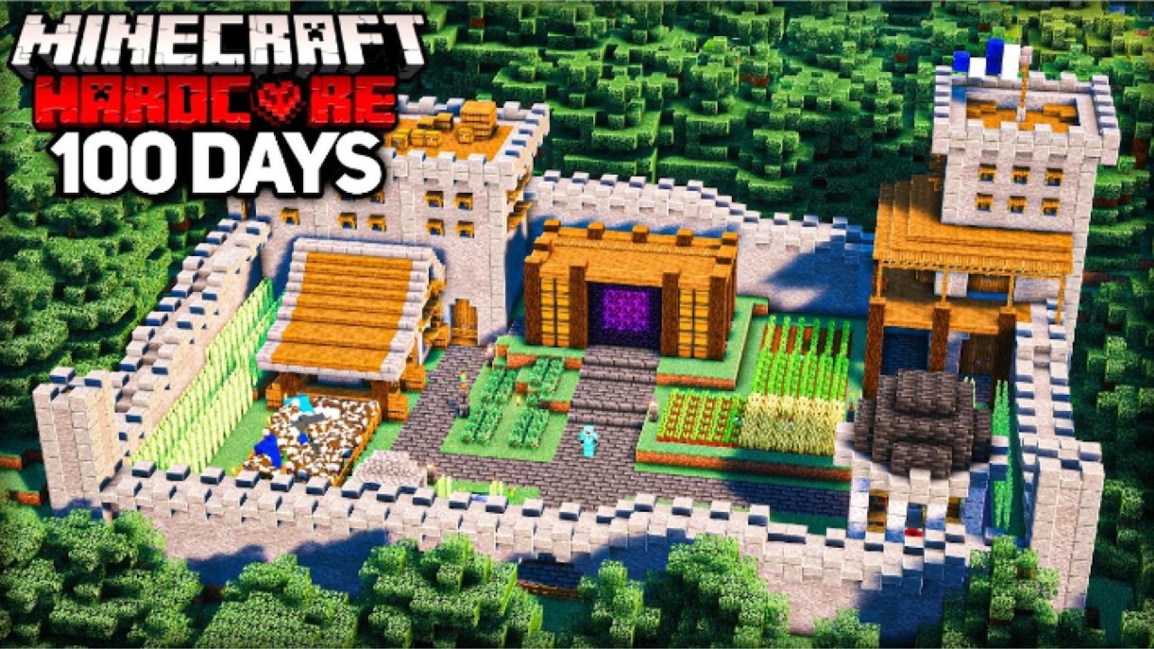 Tôi Đã Sống Sót 100 Ngày Trong Chế Độ KHÓ NHẤT Của Minecraft!!!