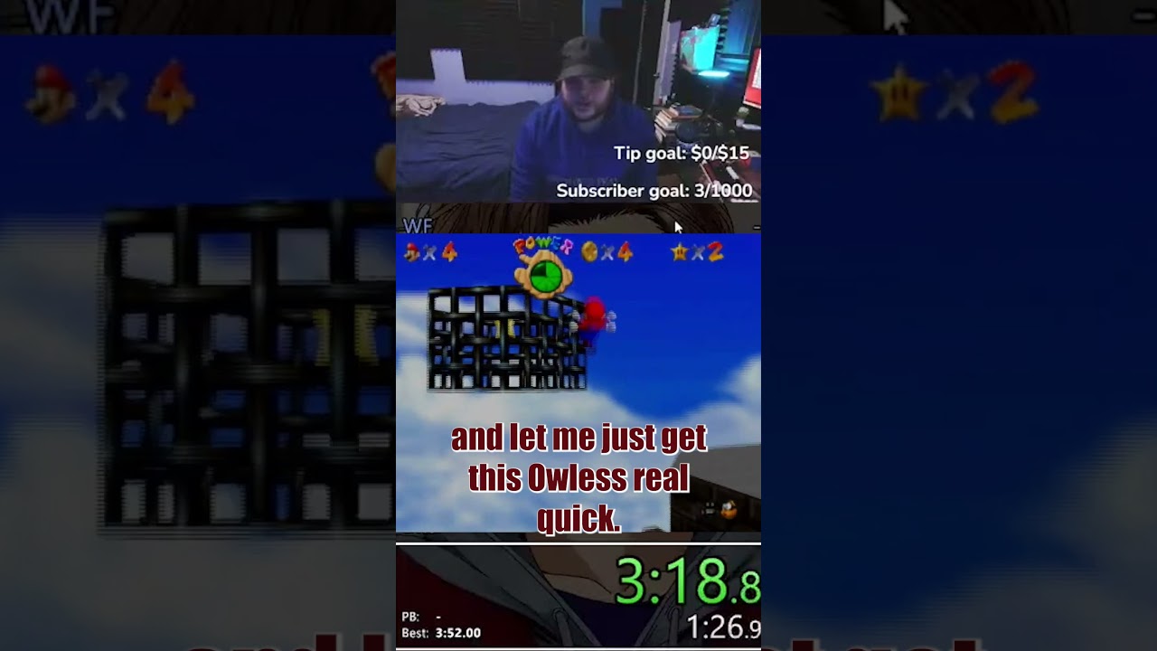 Lost a Life to Owless&hellip; Instant Reset | Mario 64