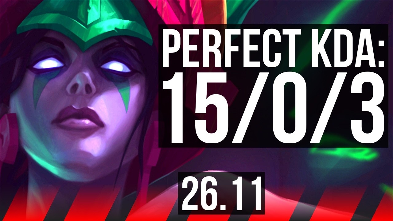 CASSIOPEIA vs JHIN (TOP) | Perfect KDA: 15/0/3 | KR Diamond | 26.11