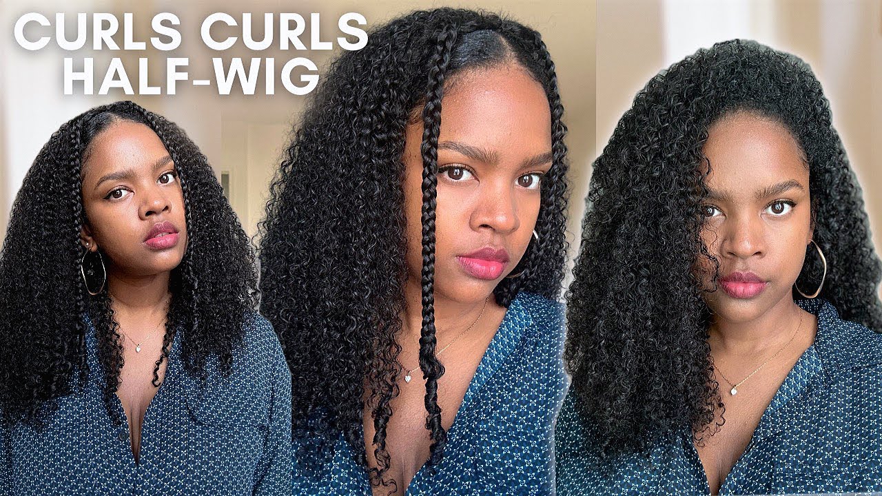 🤩DEMI-PERRUQUE ABORDABLE pour DÉBUTANT | @Curls Curls