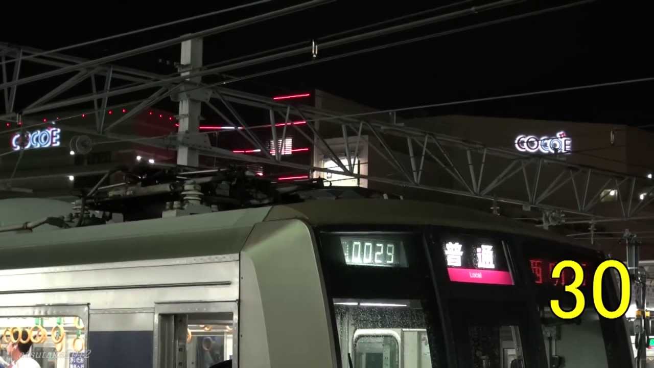 パンタグラフ上げ降ろし 50連発！ JR東西線