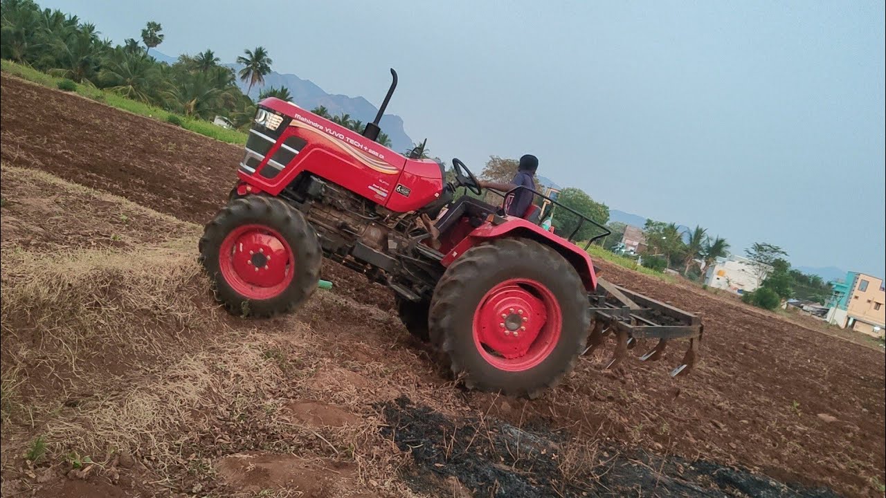 Mahindra yovo tech Plus 585 di goes to cotton land pulling power on 4WD / Mohantractor'slife