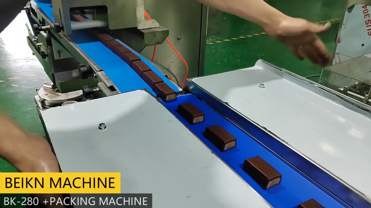 Commercial stuffed bar making machine date bar fig newton production line #machine #factory #food