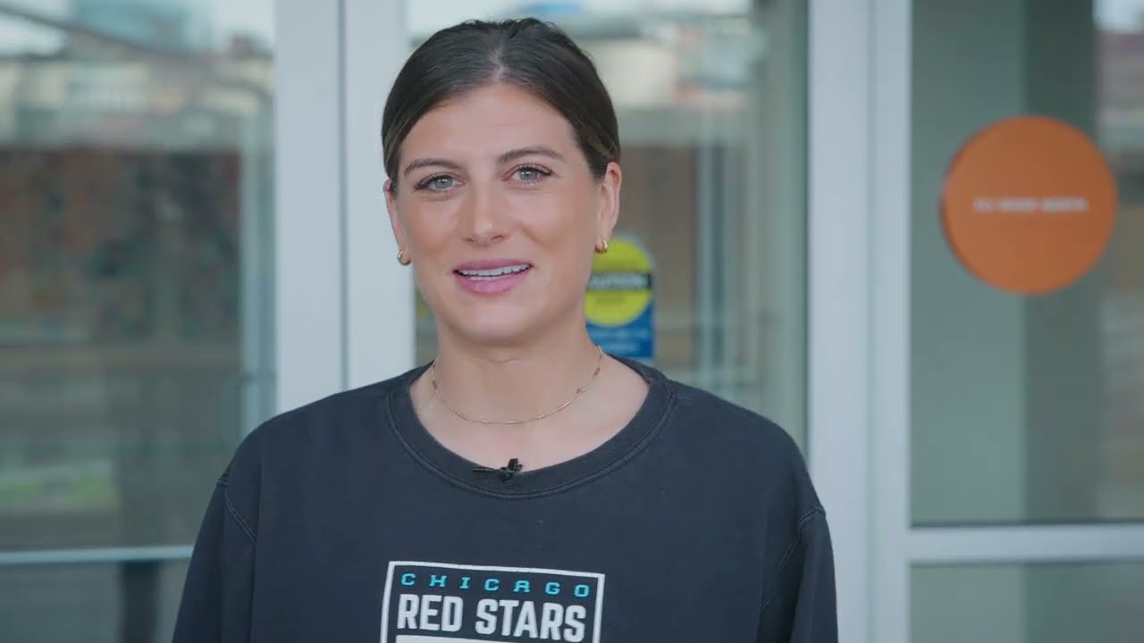 Cari Roccaro of the Chicago Red Stars at Fertility Centers of Illinois