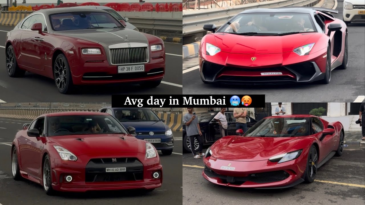 AVERAGE DAY IN MUMBAI PT-7 4K | Mumbai | #carspotter #carspotting #mumbai
