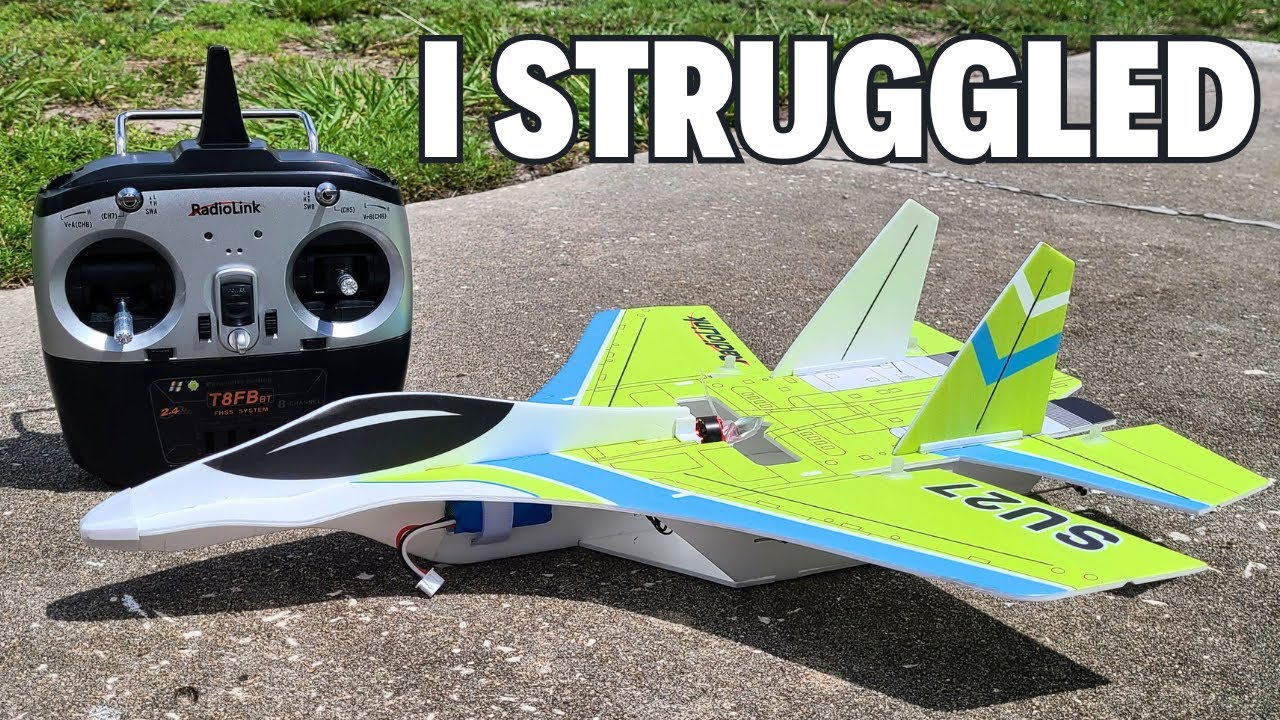 The RadioLink SU-27 Is Awesome But Kinda Hard To Fly...