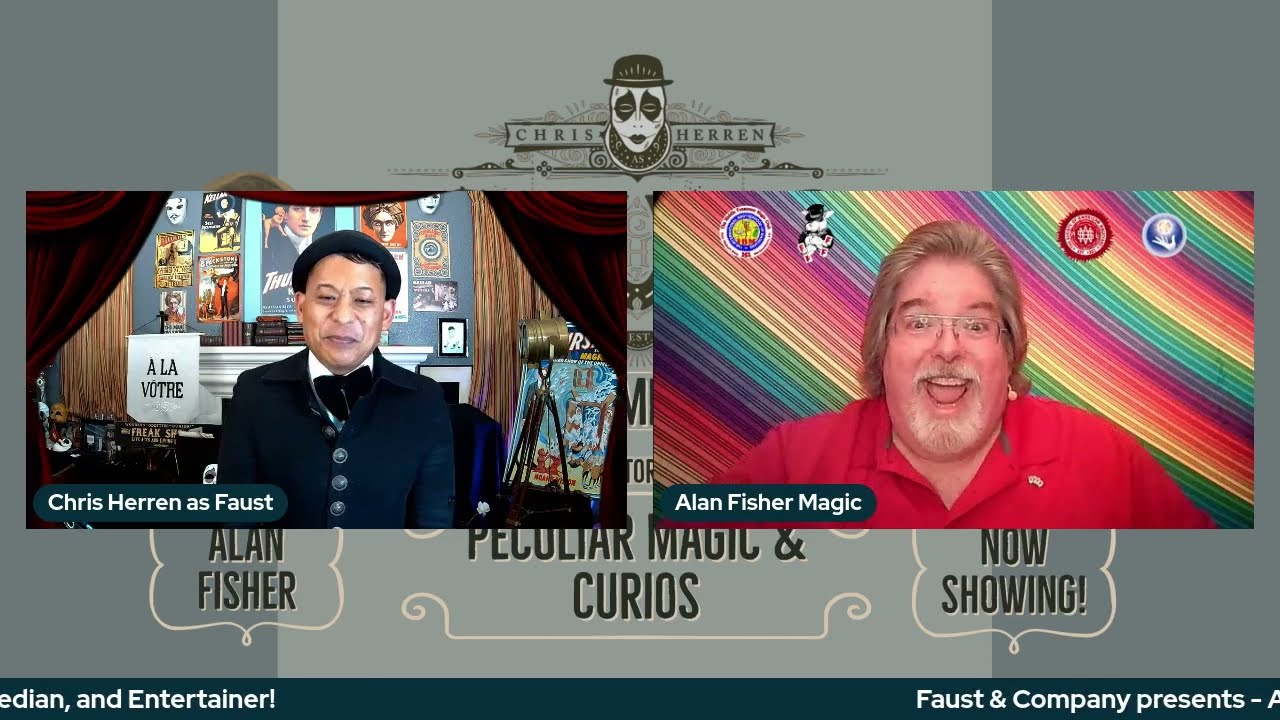 Faust & Company Episode #31 - ALAN FISHER 2018 FISM Magician hosted by Chris Herren as Faust