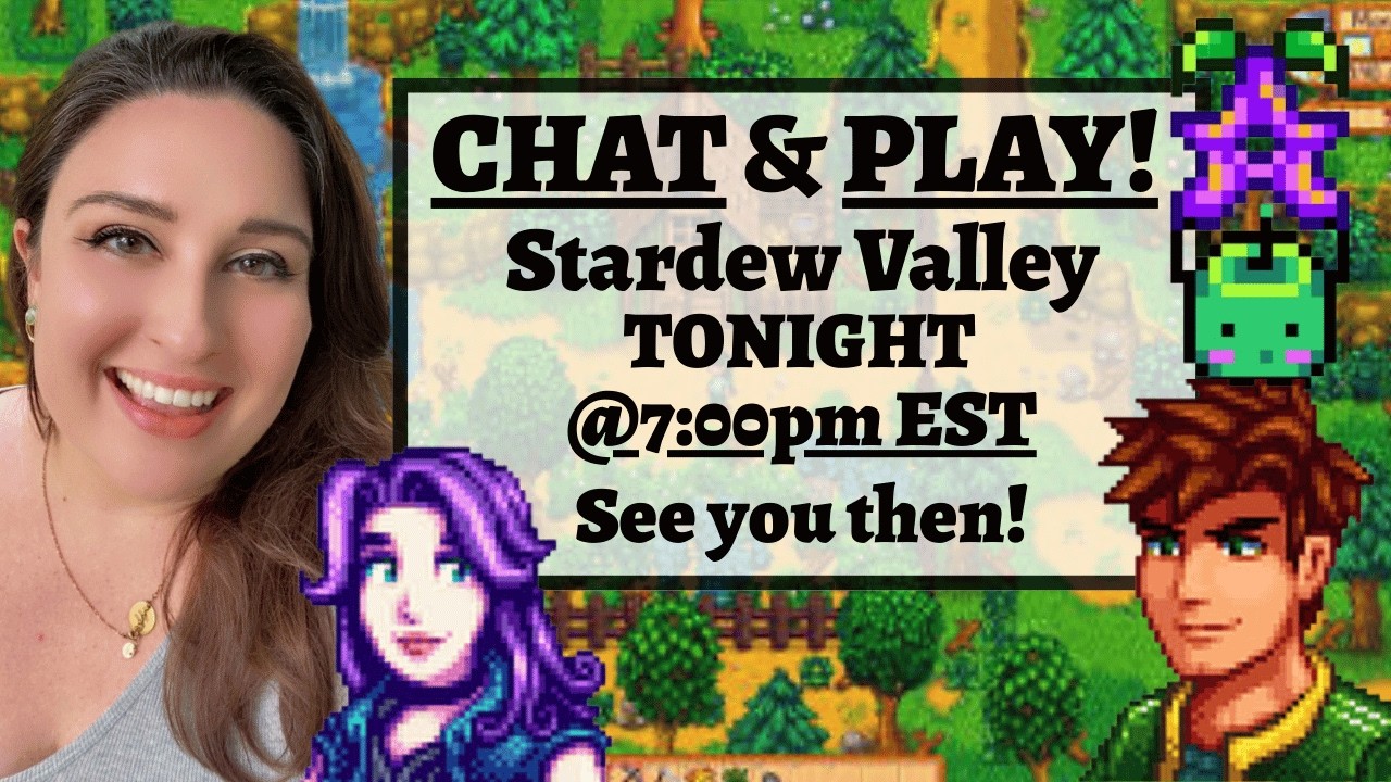 LIVE Stardew Valley Stream | Cozy Chat, Farming & Chill Vibes