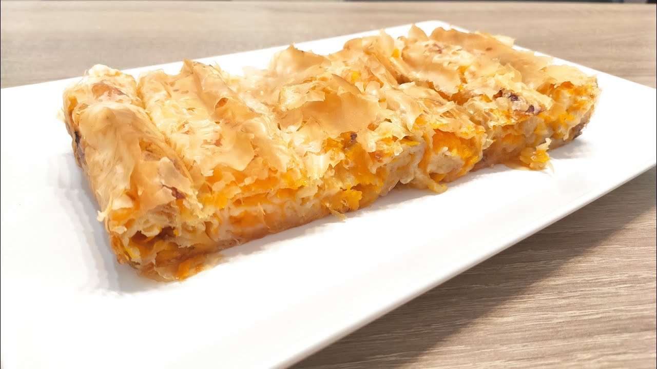 Тыква, самая простая и быстрая. Тыквенный рулет с готовой кожурой.