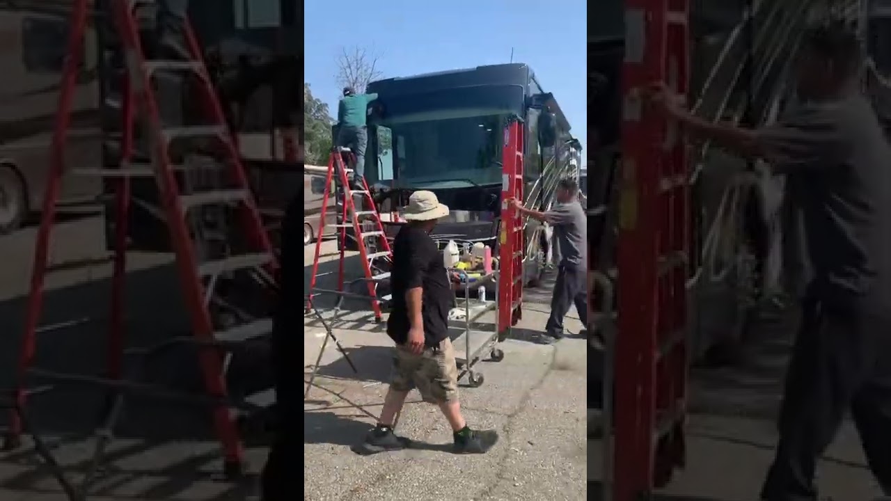 Fleet painting fleet repair trailer painting semi truck body shop rv collision repair norco