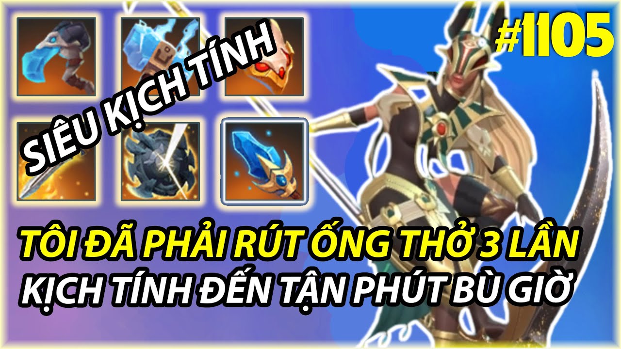 SIÊU KỊCH TÍNH : TÔI ĐÃ PHẢI RÚT ỐNG THỞ ĐẾN 3 LẦN :(( | AUTO CHESS MOBILE 1105