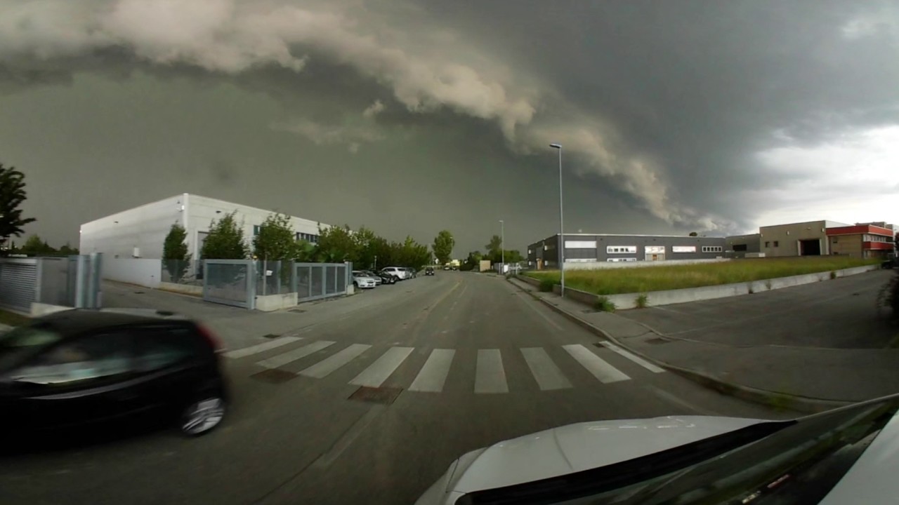 Tempesta 25 luglio 2017 a 360 gradi!!!nel cuore della tempesta!!!Vigonovo (ve)