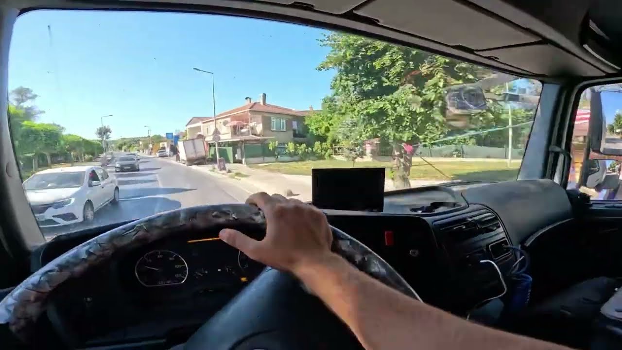 KARABURUNA GİDİYORUZ - KÖY YOLLARI - EL KOL YAPIP YOL VERMEYEN KAMYONETÇİYİ ANLATIYORUM