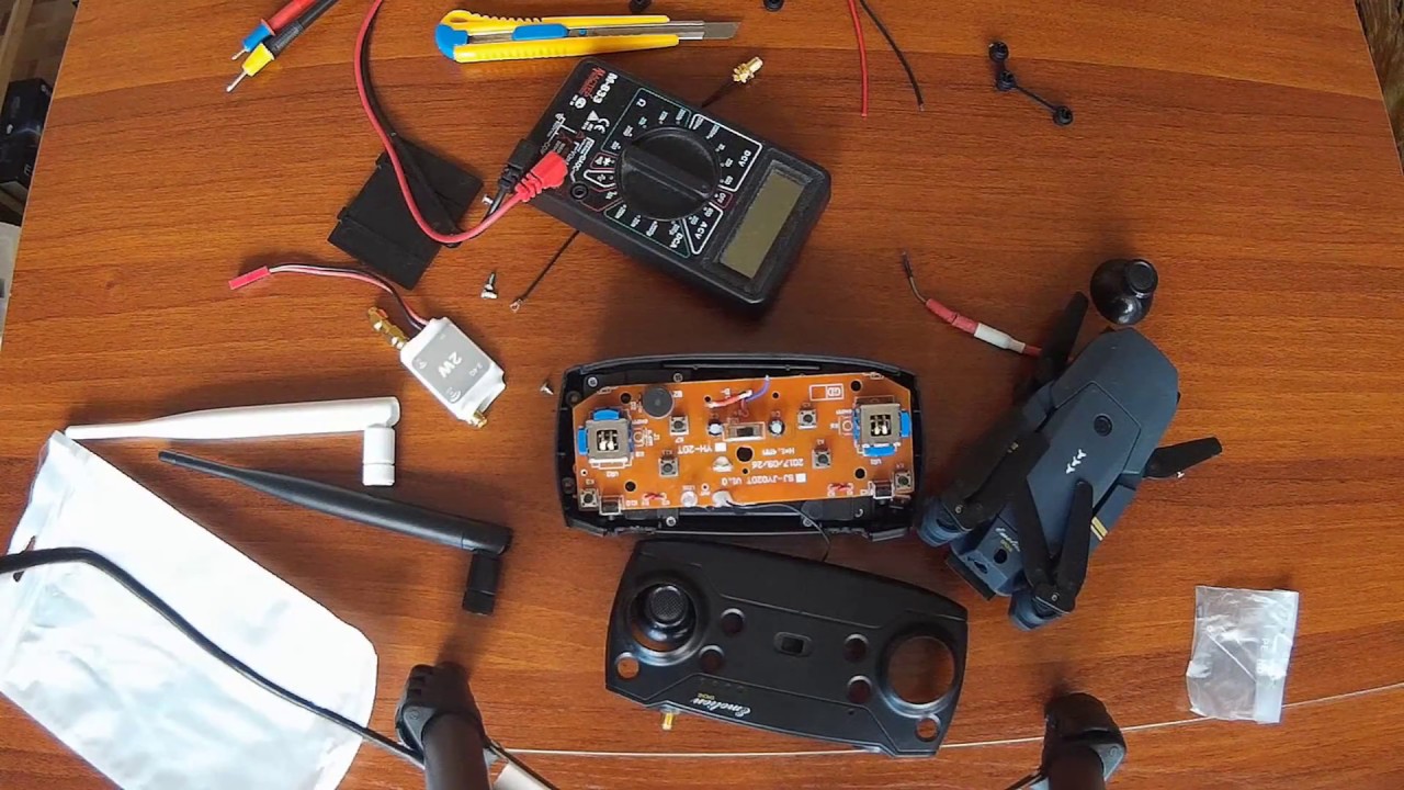 445 метров на Eachine E58 c 2W бустером (445 m on Eachine E58 with 2W booster)