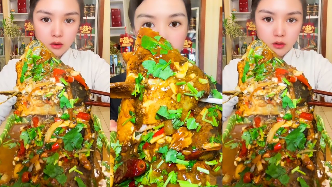 Spicy Fish Curry Mukbang Eating Challenge | 생선찜 카레 먹방 | 생선튀김/생선구이/Fish Fry | 생선조림 먹방,중국음식 먹방 리얼 사운드