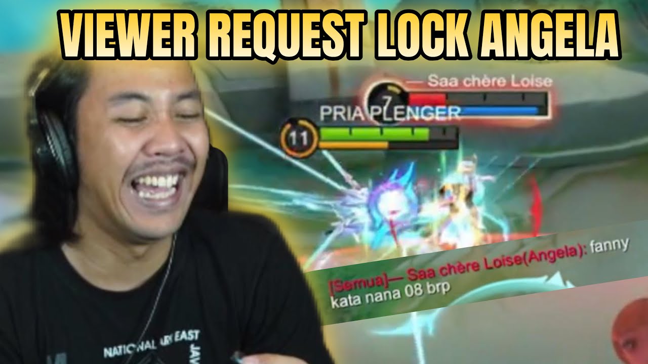 VIEWER REQUEST LOCK ANGELA KARENA NICKNYA ALAY 🤣🤣 - MOHON MAAF ANGELA - Mobile Legends