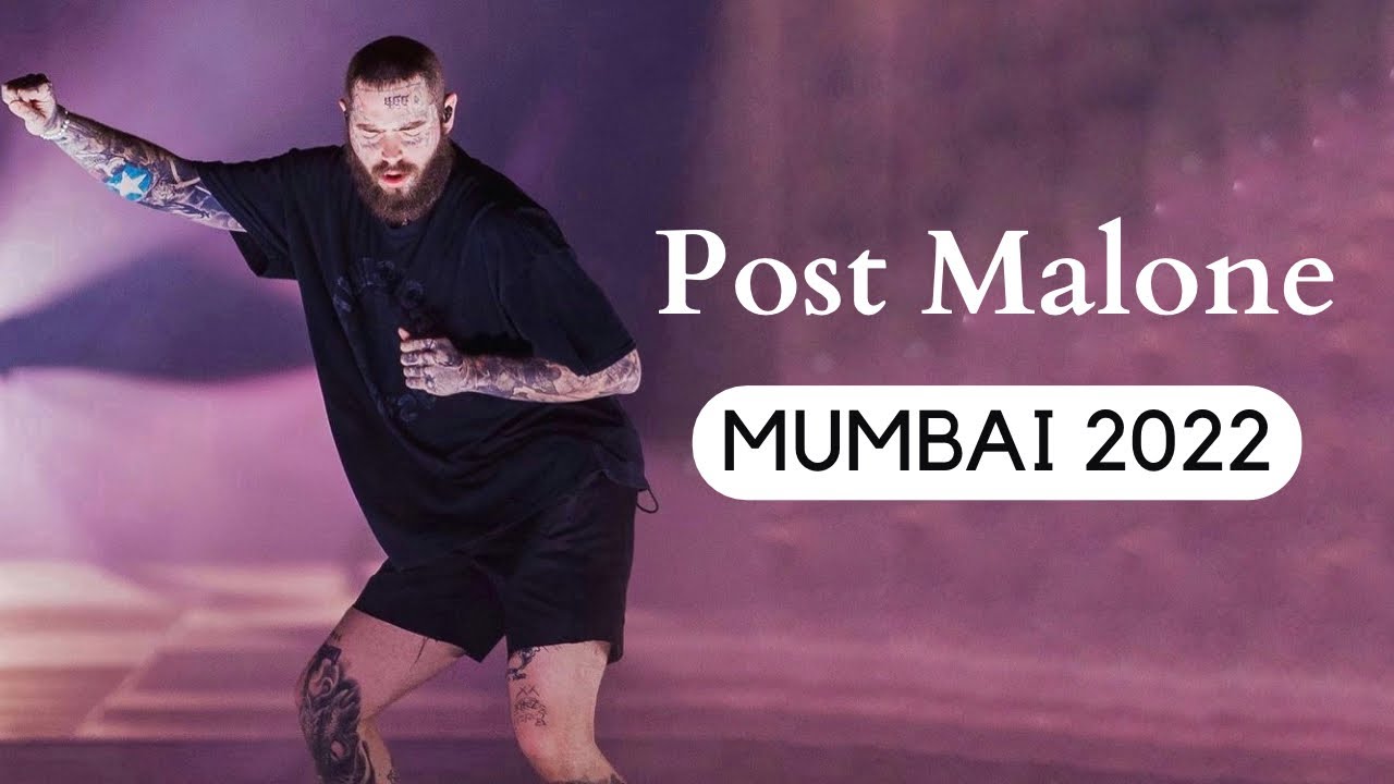 Post Malone @Live In Mumbai - 2022