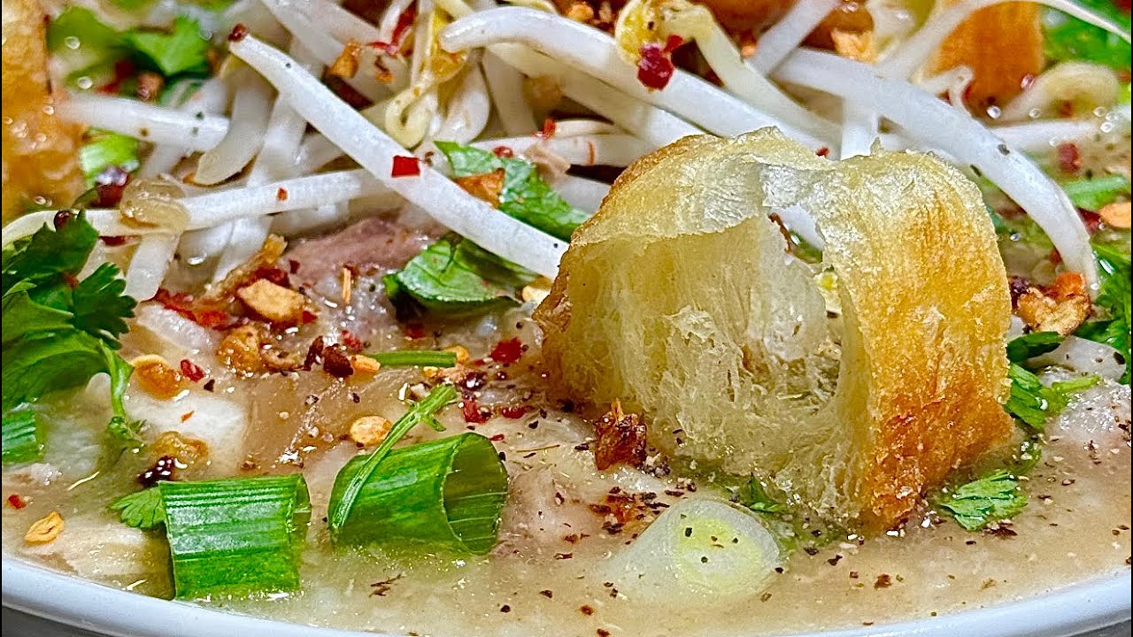 Cambodian Chicken Rice Porridge