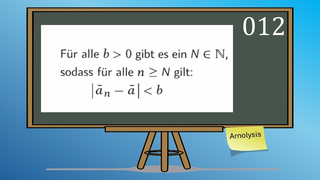 Folgen & Grenzwerte: Exkurs zum Beweisen/Widerlegen von Konvergenz  #Arnolysis 012