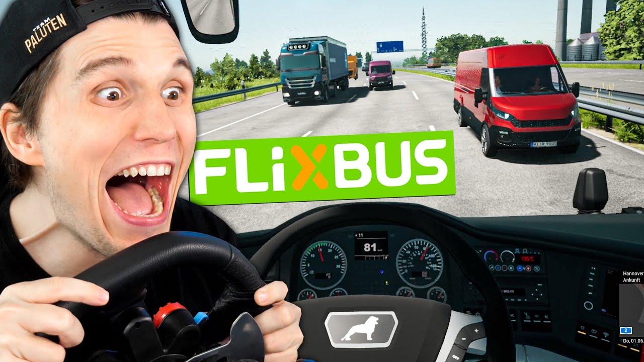 Ich MUSS auf die GEGENFAHRBAHN | Fernbus Simulator