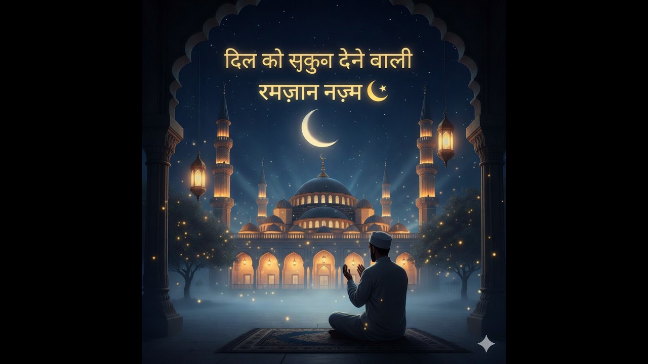 Dil Ko Sukoon Dene Wali Ramzan Nazm 🌙 | Beautiful Ramadan Spiritual Nasheed | Aioravid Music