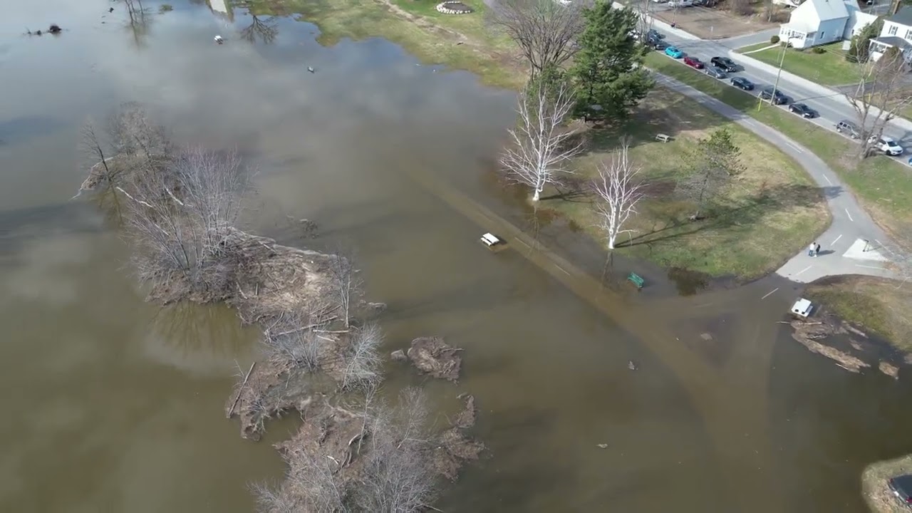 Fredericton flooding 2023 - 4K HDR